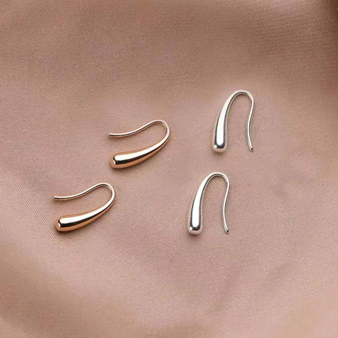Antique Drop Gold &amp; Silver Earrings