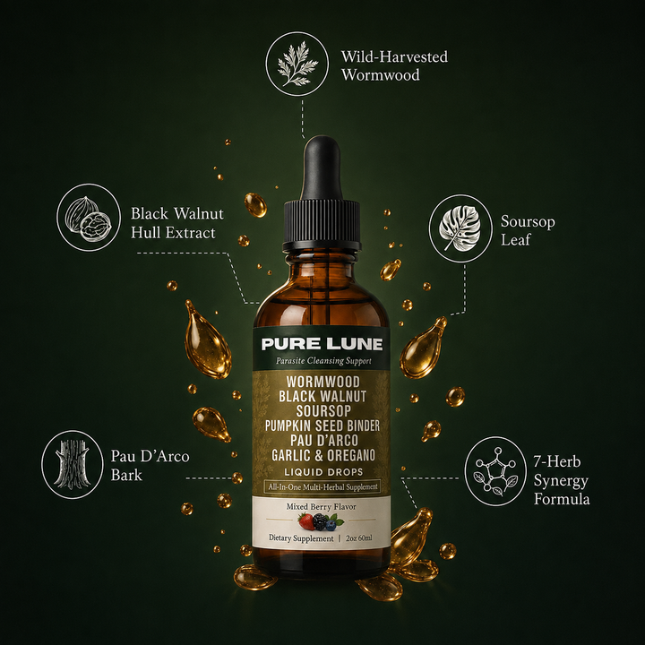 PURE LUNE Wild-Harvested Wormwood Herbal Drops