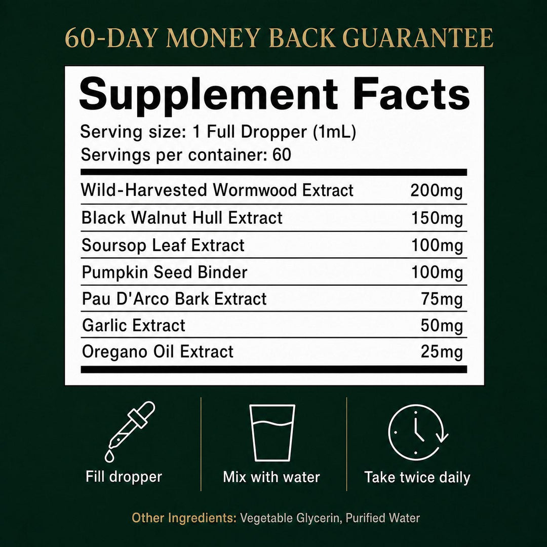 PURE LUNE Wild-Harvested Wormwood Herbal Drops